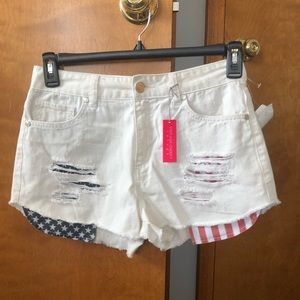 American flag shorts